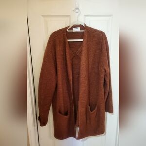 Old Navy Rust Knit Cardigan